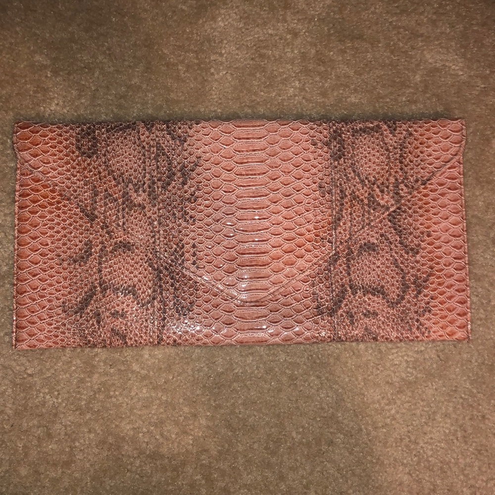 Forever 21 Extra Large Snakeskin Clutch